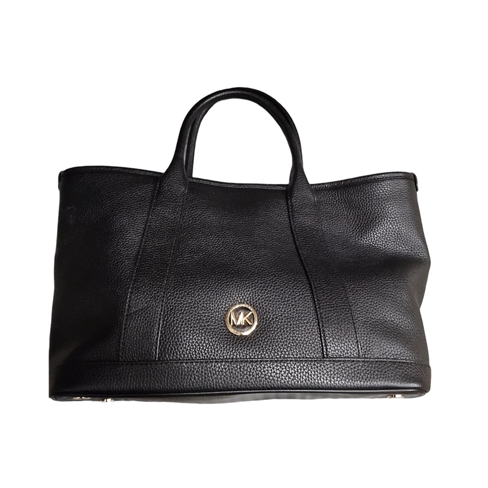 1Black Luisa Michael Kors Leather Satchel - Picture 8 of 16
